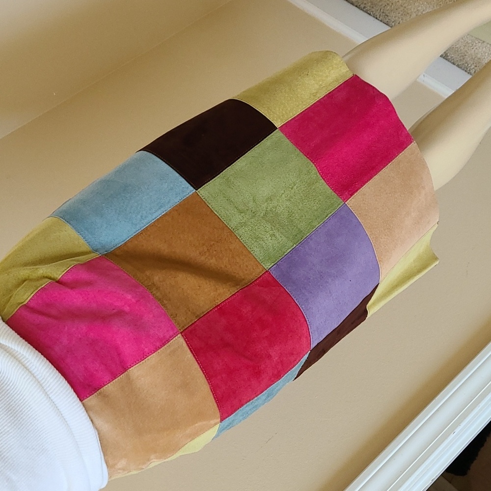 Inc Genuine Leather Patchwork Skirt - image 2